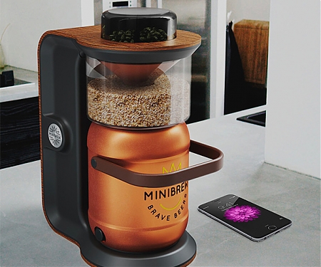 The MiniBrew Is a Little Machine for Homebrewing Beer