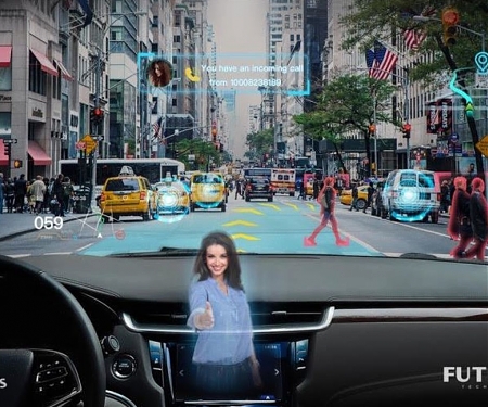 Futurus Wants to Turn Your Car's Whole Windscreen Into an AR Display