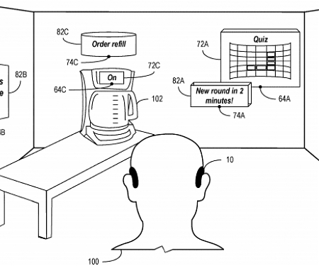 (Patent) Microsoft Eyes a Patent for HMD Device Receiving 3D Push Notifications