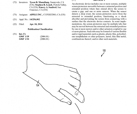 (Patent) Apple Applies for a Patent on a New Method to Protect an iPhone Screen