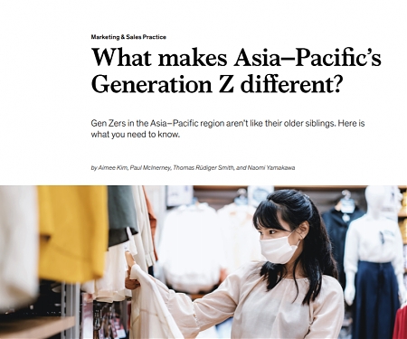 (PDF) Mckinsey - What Makes Asia−Pacific’s Generation Z Different ?