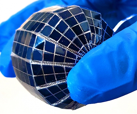 Spherical Solar Cells Soak Up Scattered Sunlight