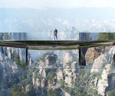 Chasm-Spanning Bridges Designed to Reflect Natural Beauty