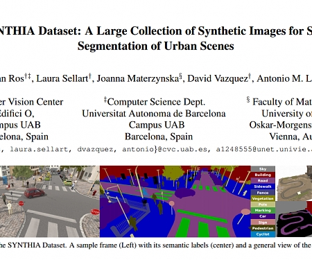 (PDF) Meet Synthia, The Virtual Driving School for Autonomous Cars