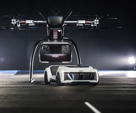 (Video) Audi, Airbus and Italdesign Test Flying Taxi Concept - “Pop.Up Next”