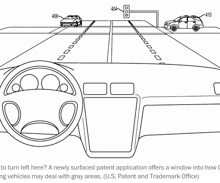 (Patent) How Google’s Self-Driving Cars May Handle the Toughest Situations