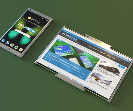 (Patent) Samsung Receives Patent for a Phone That can Expand Into a Tablet
