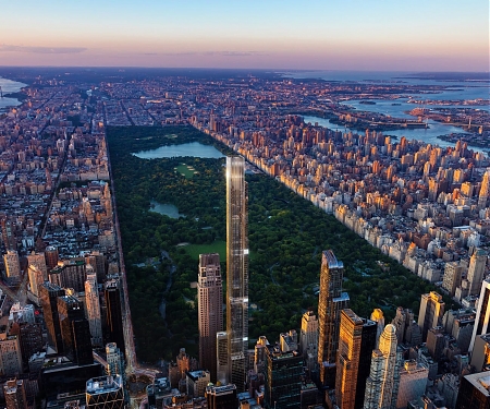 World's Tallest Residential Tower Commands Sky-High Prices - Central Park Tower
