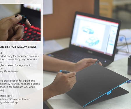 Ergos Concept Sketching Tablet Redesign