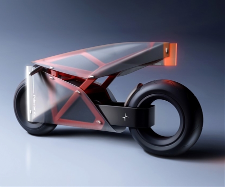 Stunning Translucent Motorcycle Concept Allows You to See the Chassis