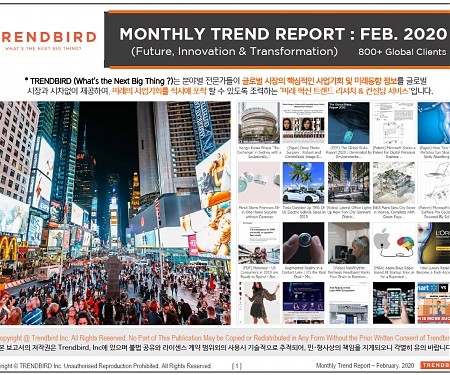 Monthly Trend Report - February. 2020 Edition