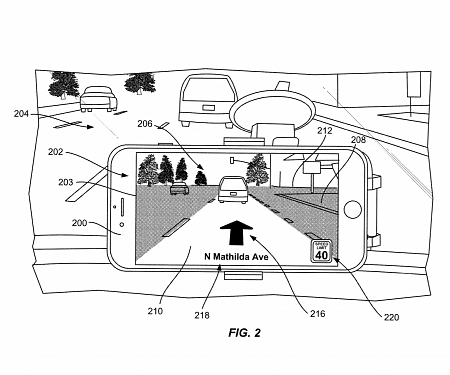 (Patent) Apple Wants to Put AR Navigation in Your Car