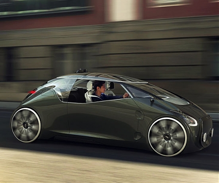 MINI Arc Concept Features Transparent Roof and An Interactive Holographic Display