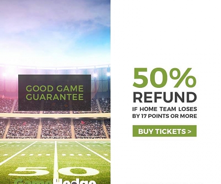 GameHedge Will Refund 50% of Your Ticket If Your Sports Team Gets Blown Out