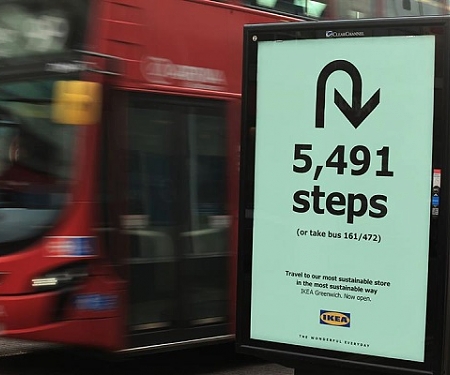 IKEA Creates Smart Ads That Direct Customers To Visit Its Store… By Foot