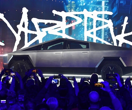 Tesla to Unveil Long-Hyped 'Cyberpunk' Electric Pickup Truck