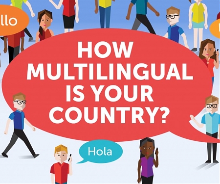 (Infographic) How Multilingual Is Your Country ?