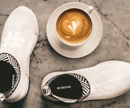 World's First Waterproof Shoe Made From Coffee - Rens