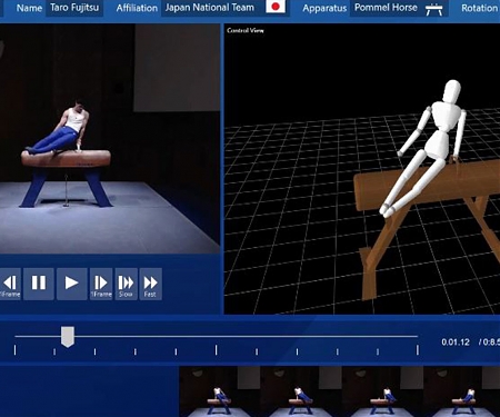 Fujitsu Plans to Support Professional Judges With Lidar and AI at Gymnastics Meets