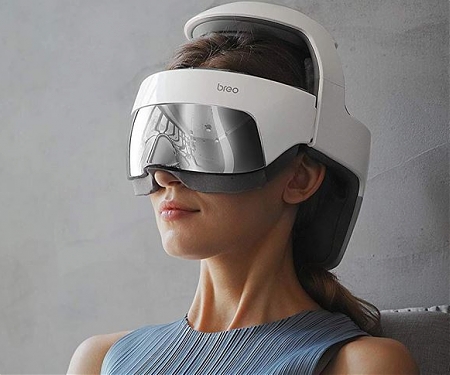 Breo iDream5 Heated Head Massager Soothes High-Pressure Points to Relieve Stress