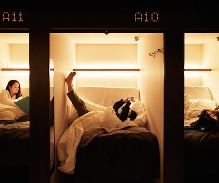 The Millennials : Stylish Capsule Hotel for Millennials Opens in Shibuya