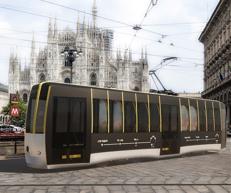 The Passerella Concept - Historic Milan Tram for a Post-Covid World