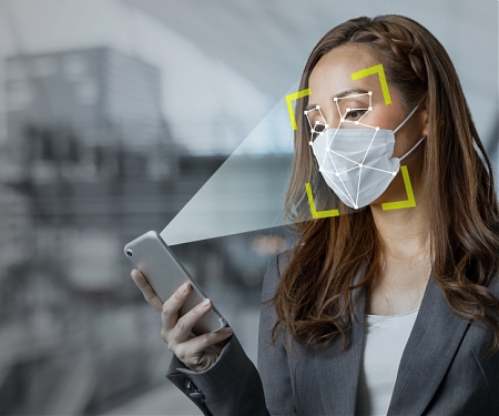 TrinamiX Beam Profile Analysis Works Where Facial Recognition Fails Due to Face Protection Masks