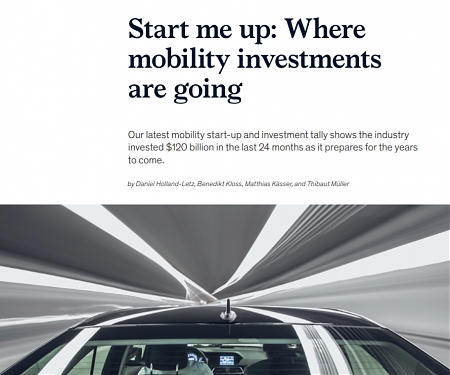 (PDF) Mckinsey - Where Mobility Investments are Going