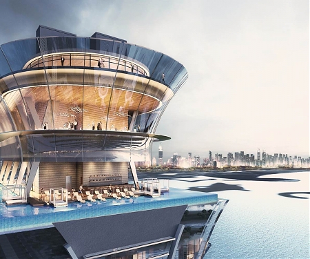 Palm Tower's Infinity Pool will Let Visitors Take a Dip in the Dubai Sky