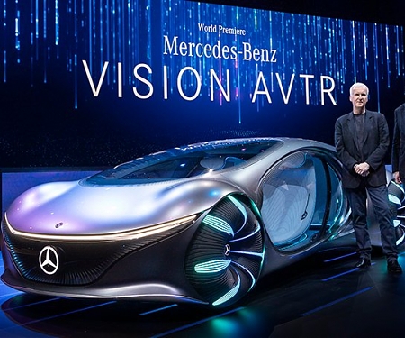 (Video) CES 2020 - Mercedes-Benz Vision AVTR : Avatar-Inspired Concept Car Revealed