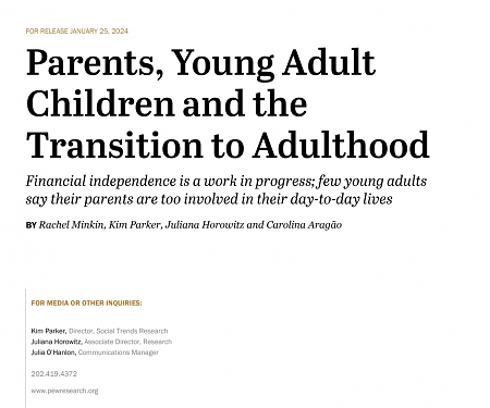 (PDF) Pew - Parents, Young Adult Children and the Transition to Adulthood