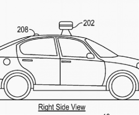 (Patent) Google’s Driverless Car Might Come with Airbags on the Outside