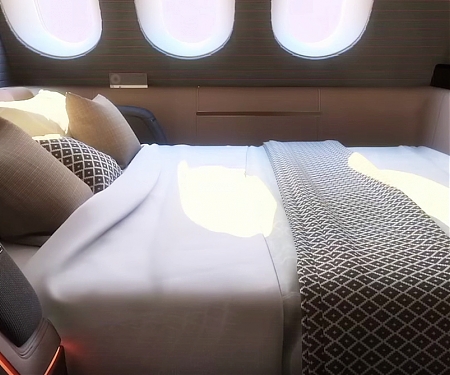 (Video) Future Airline Cabin Designs Look Like Hotel Rooms - First Spaces