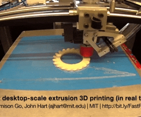 MIT Fast 3D Printer is Ten Times Faster Than Commercial Counterparts