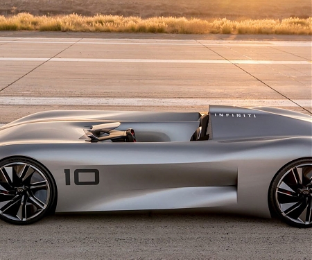 Infiniti Reveals Concept 10 Single-Seat Electric Speedster