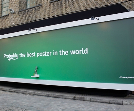 Carlsberg Makes Londoners Happy With a Billboard That Gives Out Free Beer