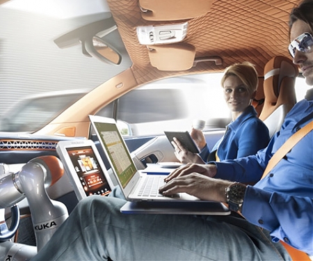 (Video) Rinspeed Reimagines the BMW i3 EV as a Self-Driving Car