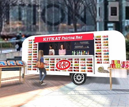 Nestlé Japan Opens Temporary Kit Kat Sake Pairing Bar Staffed by AI