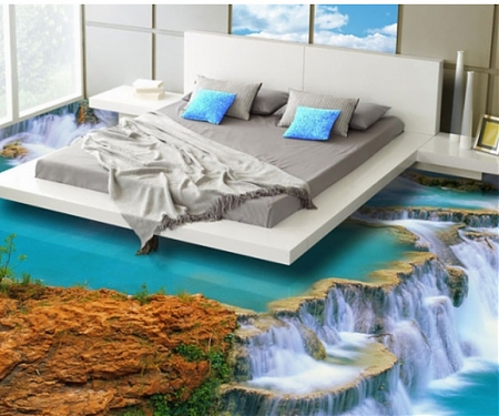 3D Flooring Lets You Roll Out of Bed into Paradise