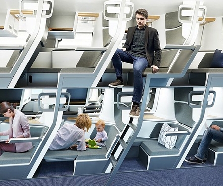(Video) Zephyr Seat is a Lie-Flat Airline Seat for Economy Class Travelers
