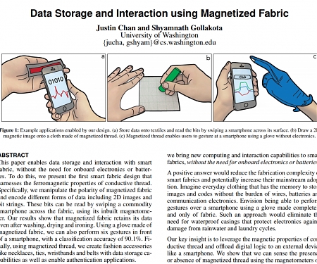(PDF) Magnetic Fabric Stores Passcodes in Your Clothes