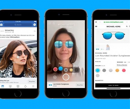 Facebook Tries Selfie Commerce with Augmented Reality Ads