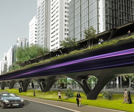 Architecture Studio MAD Designs Solar-Powered Hyperloop