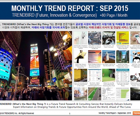 Monthly Trend Report - September. 2015 Edition