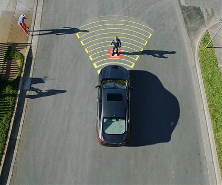 (Video) New Ford Petextrian Detector Will Warn Drivers of Crazy People Walking and Talking