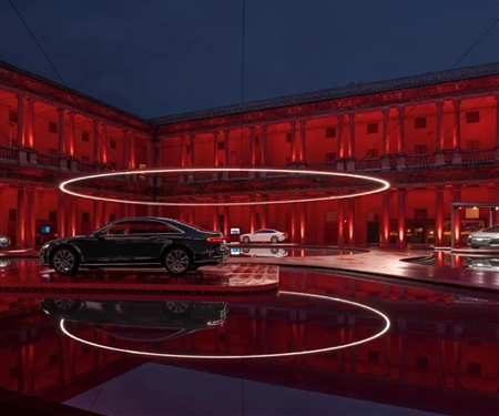 AUDI's 'Fifth Ring' Installation by MAD Architects Lights Up Milan Design Week