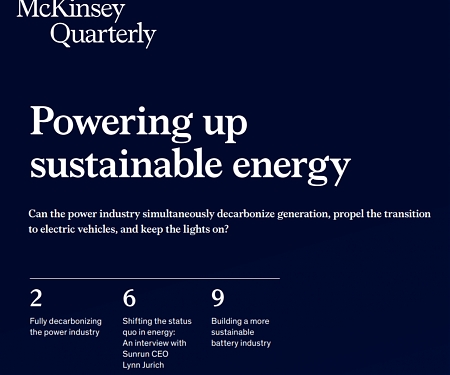 (PDF) Mckinsey - Powering Up Sustainable Energy
