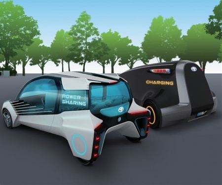 The Toyota FCV Plus Concept is a Car and Giant Portable Emergency Generator