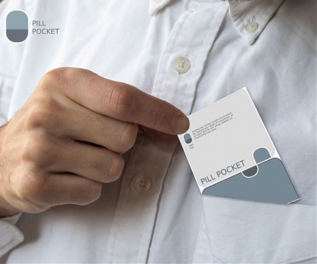 Pill Pocket : Foldable Medicine Packaging Design with Informative Interface