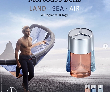 Mercedes-Benz ‘Land, Sea, Air’ Fragrance Trilogy for Men